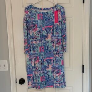 Lilly Pulitzer Multicolor Tropical Print Dress NWT